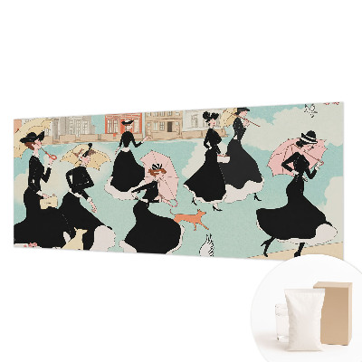 Bedruckte Vlies-Fototapete Frauen gehen