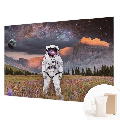 Motivtapete mit einer Darstellung einer kosmischen Landschaft