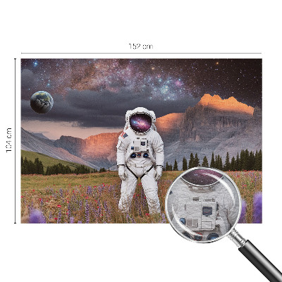 Motivtapete mit einer Darstellung einer kosmischen Landschaft