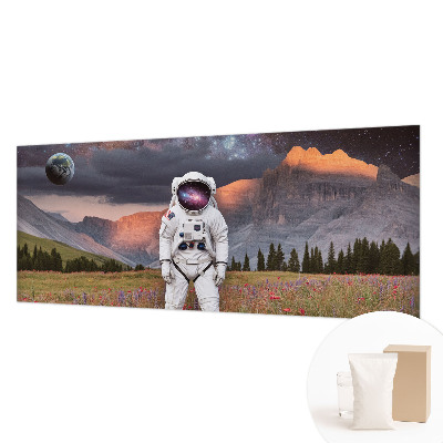 Motivtapete mit einer Darstellung einer kosmischen Landschaft