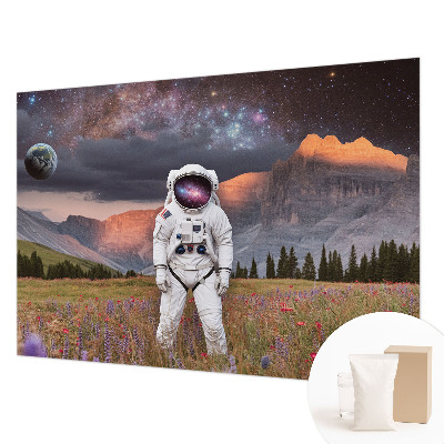 Motivtapete mit einer Darstellung einer kosmischen Landschaft