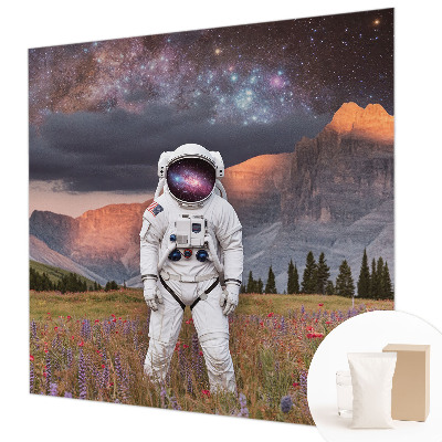 Motivtapete mit einer Darstellung einer kosmischen Landschaft