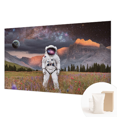 Motivtapete mit einer Darstellung einer kosmischen Landschaft