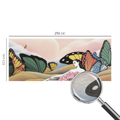 Fototapete nach Maß Schmetterlingswiese