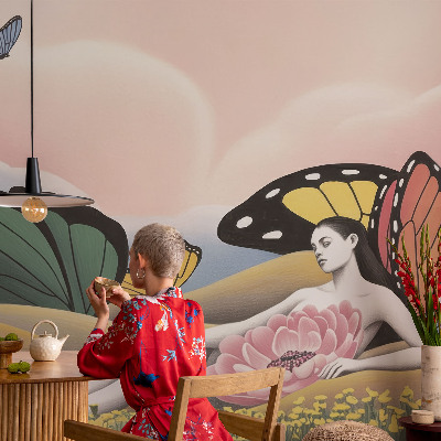 Fototapete nach Maß Schmetterlingswiese