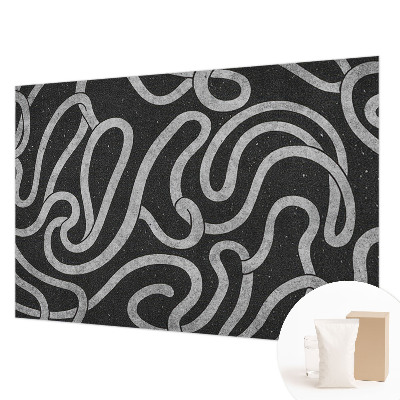 Fototapete fürs Schlafzimmer Verdrehte Formen