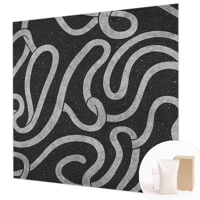 Fototapete fürs Schlafzimmer Verdrehte Formen