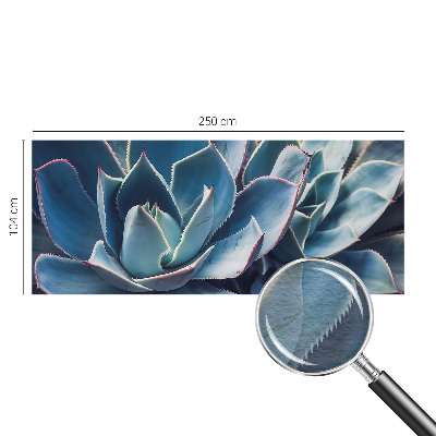 Vlies-Fototapete fürs Schlafzimmer mit grünem Aloe‑Motiv