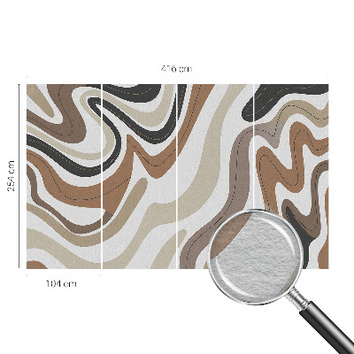 Vliestapete fürs Schlafzimmer Harmonische Wellen