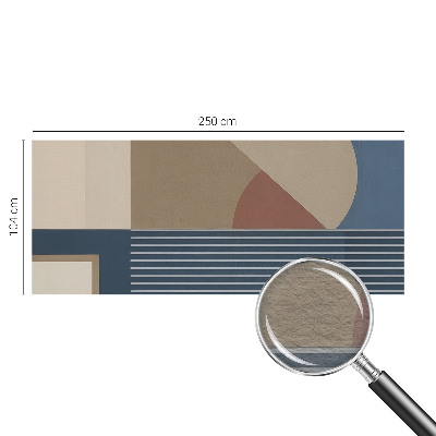 Bedruckte Vlies-Fototapete mit harmonischem Geometriemotiv