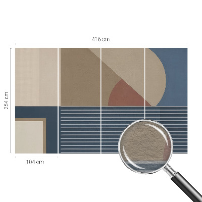 Bedruckte Vlies-Fototapete Harmonische Geometrie