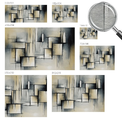 Fototapete fürs Schlafzimmer Abstrakte Geometrie