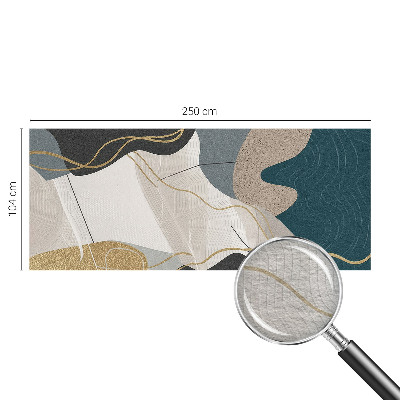 Fototapete fürs Wohnzimmer Abstrakte Formen