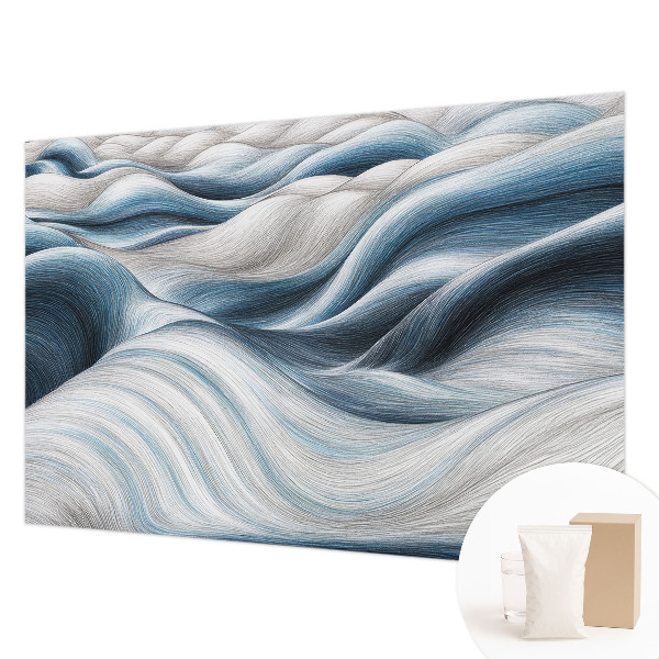 Wand-Fototapete mit Motiv sanfter Wellen