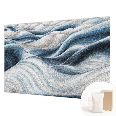 Wand-Fototapete mit Motiv sanfter Wellen