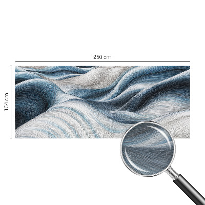 Wand-Fototapete mit Motiv sanfter Wellen