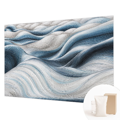 Wand-Fototapete mit Motiv sanfter Wellen