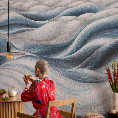 Wand-Fototapete Sanfte Wellen
