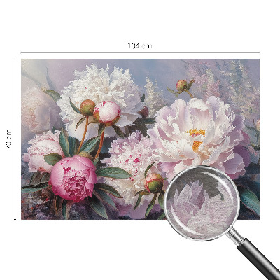 Dekorative Wand-Fototapete Pfingstrosenstrauß