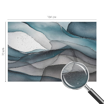 Vlies-Fototapete mit bunten Wellen als Motiv
