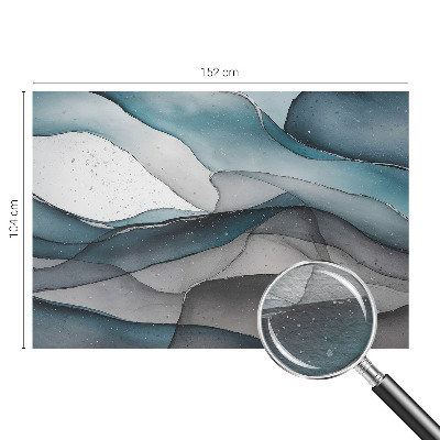 Vlies-Fototapete mit bunten Wellen als Motiv