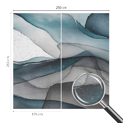 Vlies-Fototapete mit bunten Wellen als Motiv