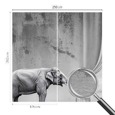 Motivtapete aus Vlies Surrealistischer Elefant