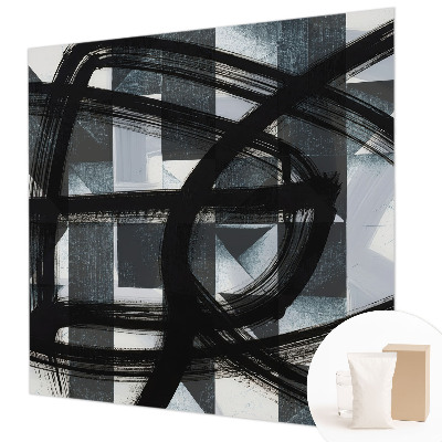 Vlies-Fototapete fürs Wohnzimmer Ausdrucksstarke Geometrie