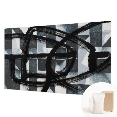 Vlies-Fototapete fürs Wohnzimmer Ausdrucksstarke Geometrie