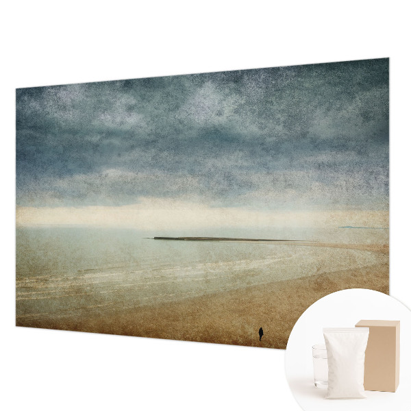 Vlies-Fototapete fürs Schlafzimmer mit nostalgischer Landschaft als Motiv