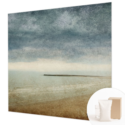 Vlies-Fototapete fürs Schlafzimmer mit nostalgischer Landschaft als Motiv