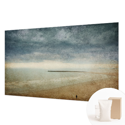 Vlies-Fototapete fürs Schlafzimmer mit nostalgischer Landschaft als Motiv