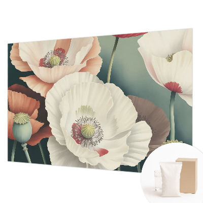 Vlies-Fototapete fürs Kinderzimmer mit Blumenmotiv