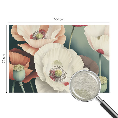 Vlies-Fototapete fürs Kinderzimmer mit Blumenmotiv