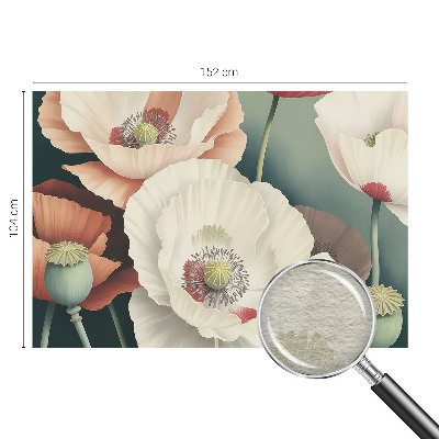 Vlies-Fototapete fürs Kinderzimmer mit Blumenmotiv