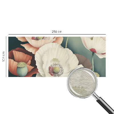 Vlies-Fototapete fürs Kinderzimmer mit Blumenmotiv