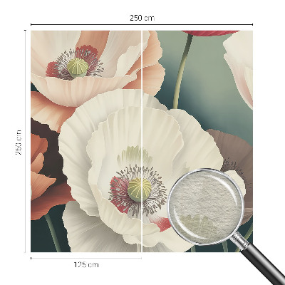 Vlies-Fototapete fürs Kinderzimmer mit Blumenmotiv