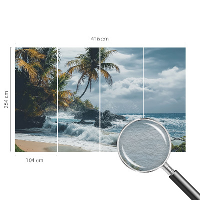 Moderne Vlies-Fototapete Exotischer Strand