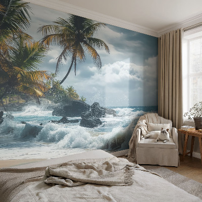 Moderne Vlies-Fototapete Exotischer Strand