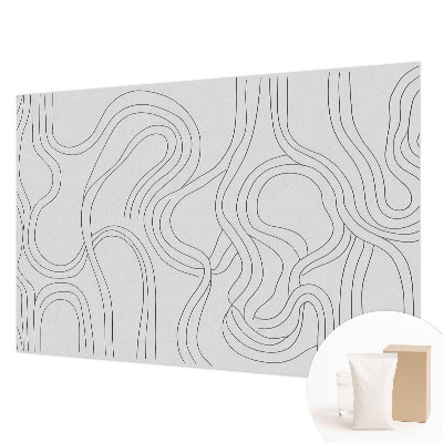 Motivtapete mit Bio-Linien-Design