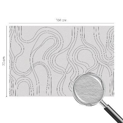 Motivtapete mit Bio-Linien-Design