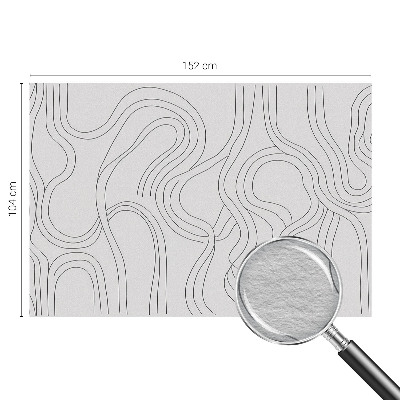 Motivtapete mit Bio-Linien-Design
