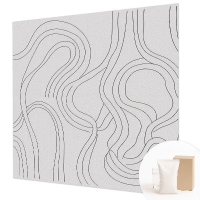 Motivtapete mit Bio-Linien-Design