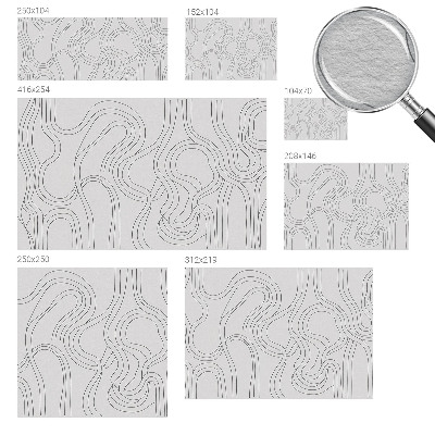 Motivtapete mit Bio-Linien-Design