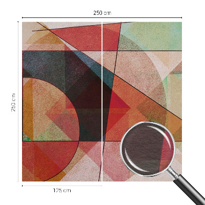 Bildtapete mit einem geometrisch-abstrakten Motiv