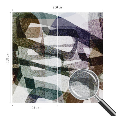 Dekorative Wand-Fototapete mit bunten Schleifen