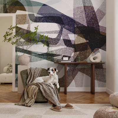 Dekorative Wand-Fototapete Bunte Schleifen