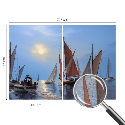 Wand-Fototapete mit einem Segelabenteuer-Motiv