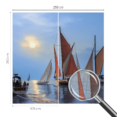 Wand-Fototapete mit einem Segelabenteuer-Motiv