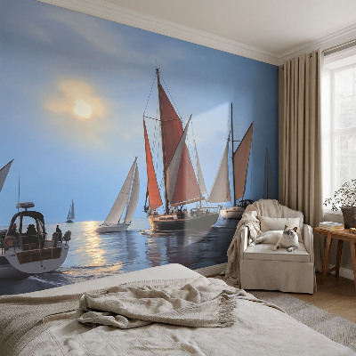 Wand-Fototapete mit einem Segelabenteuer-Motiv